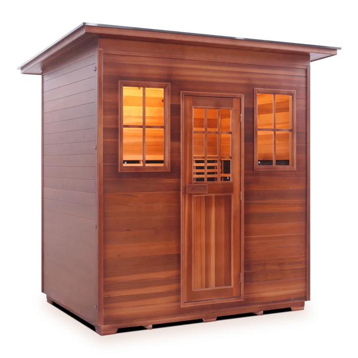 Enlighten Sauna "Sierra" 5-Person Full Spectrum Infrared Indoor/Outdoor Sauna