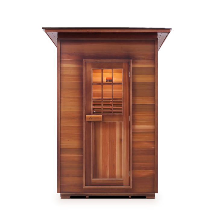 Enlighten Sauna "Moonlight" 2-Person Dry Traditional Indoor/Outdoor Sauna