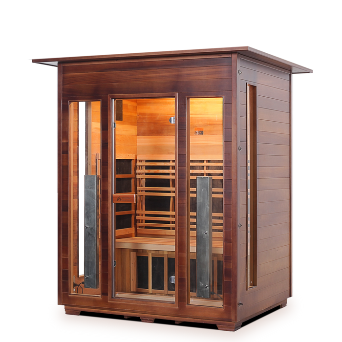 Enlighten - RUSTIC - 3 Full Spectrum Infrared Sauna