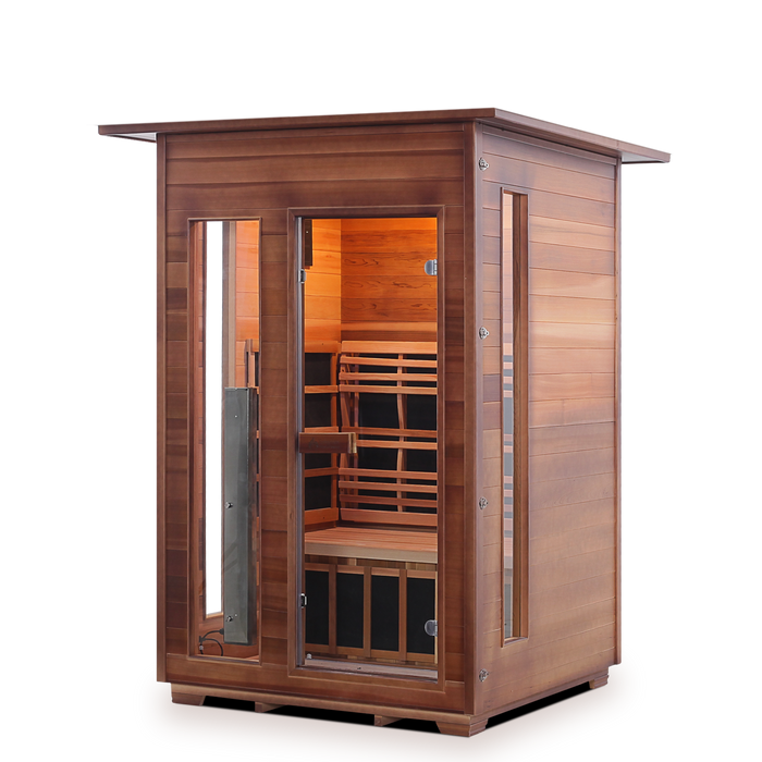 Enlighten - RUSTIC - 2 Full Spectrum Infrared Sauna