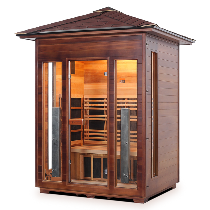 Enlighten - RUSTIC - 3 Full Spectrum Infrared Sauna