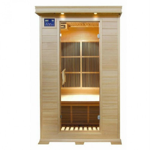 Sunray Sauna "Evansport" 2-Person Indoor Infrared Sauna - Canadian Hemlock