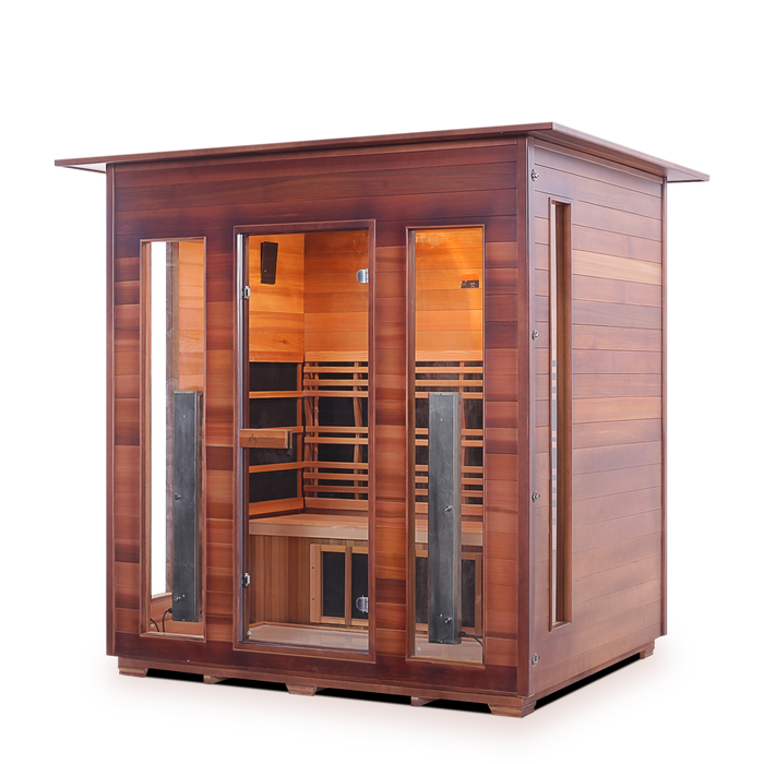 Enlighten - RUSTIC - 4 Full Spectrum Infrared Sauna