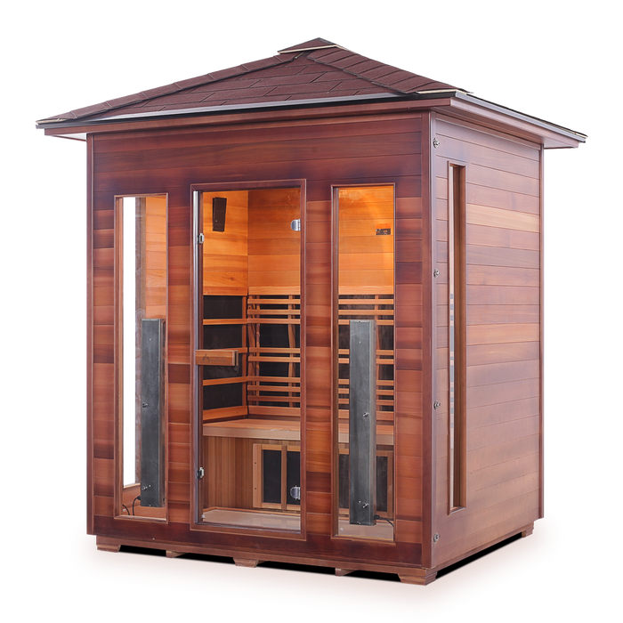 Enlighten - RUSTIC - 4 Full Spectrum Infrared Sauna