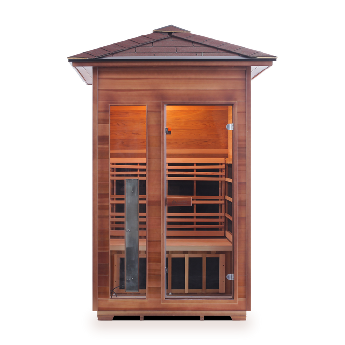 Enlighten - RUSTIC - 2 Full Spectrum Infrared Sauna