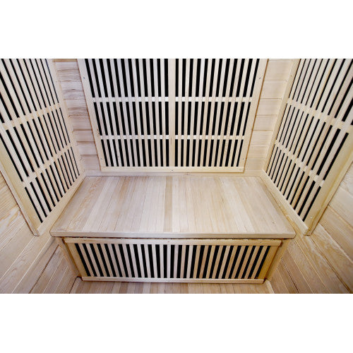 Sunray Sauna "Evansport" 2-Person Indoor Infrared Sauna - Canadian Hemlock