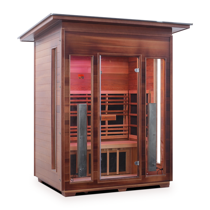 Enlighten - RUSTIC - 3 Full Spectrum Infrared Sauna