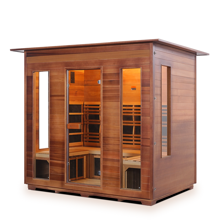 Enlighten - RUSTIC - 5 Full Spectrum Infrared Sauna