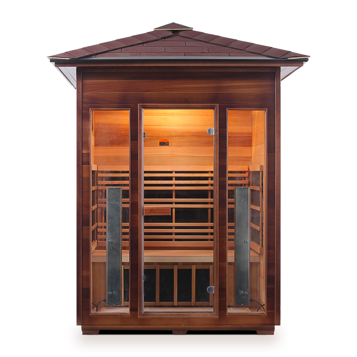 Enlighten - RUSTIC - 3 Full Spectrum Infrared Sauna