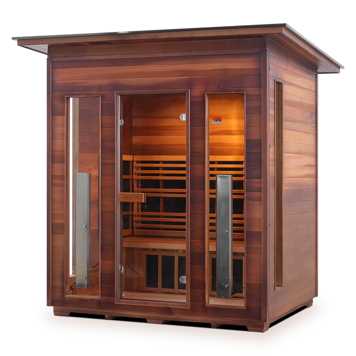 Enlighten - RUSTIC - 4 Full Spectrum Infrared Sauna