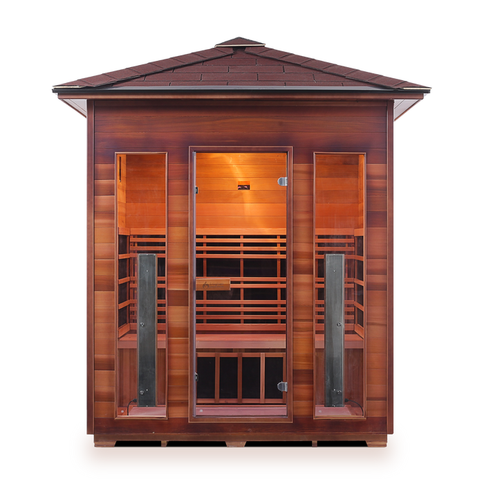 Enlighten - RUSTIC - 4 Full Spectrum Infrared Sauna