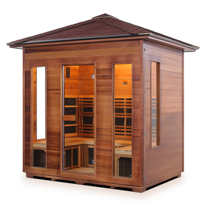 Enlighten - RUSTIC - 5 Full Spectrum Infrared Sauna