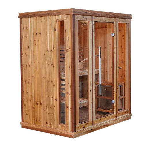 Sunray Sauna "Hampton" 3-Person Indoor Traditional Sauna with Heater