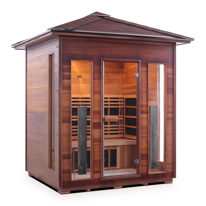 Enlighten - RUSTIC - 4 Full Spectrum Infrared Sauna