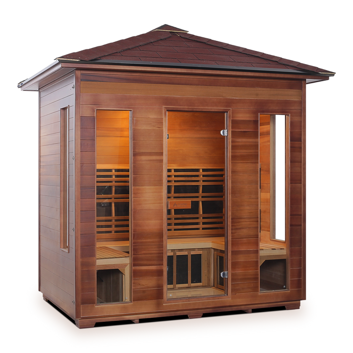 Enlighten - RUSTIC - 5 Full Spectrum Infrared Sauna