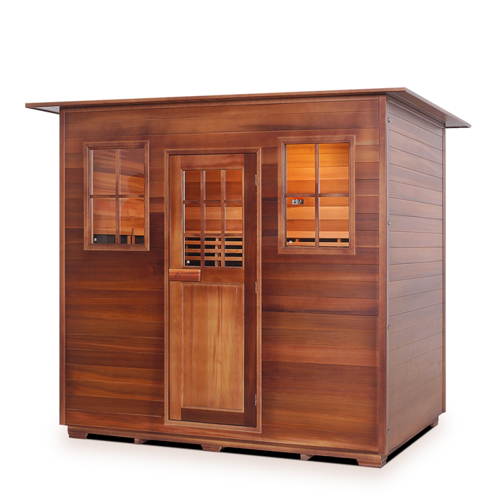 Enlighten Sauna "Sierra" 5-Person Full Spectrum Infrared Indoor/Outdoor Sauna