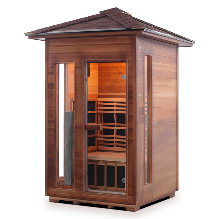 Enlighten - RUSTIC - 2 Full Spectrum Infrared Sauna