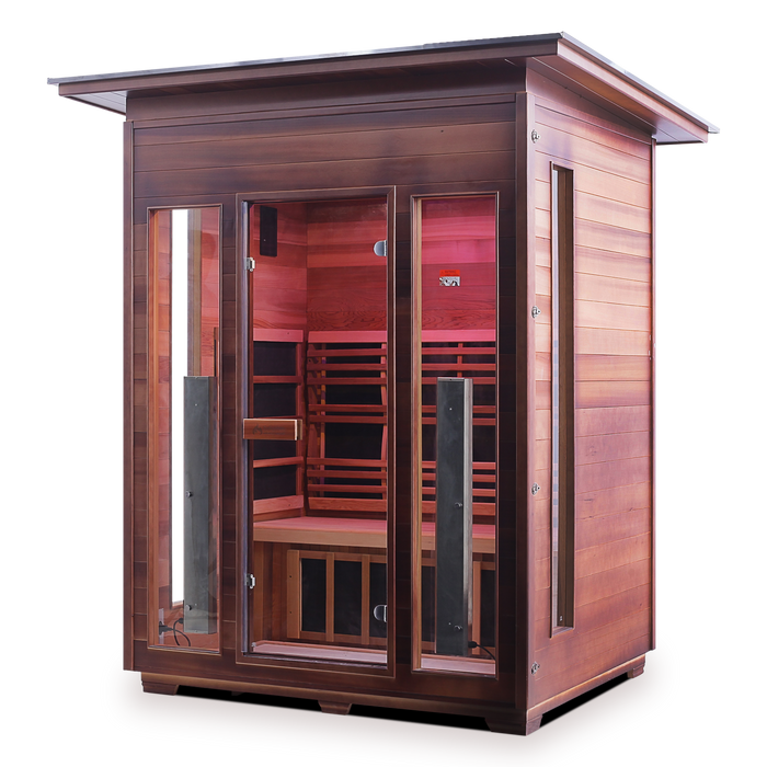 Enlighten - RUSTIC - 3 Full Spectrum Infrared Sauna