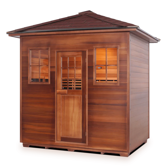 Enlighten Sauna "Sierra" 5-Person Full Spectrum Infrared Indoor/Outdoor Sauna