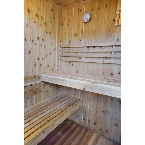 Sunray Sauna "Hampton" 3-Person Indoor Traditional Sauna with Heater