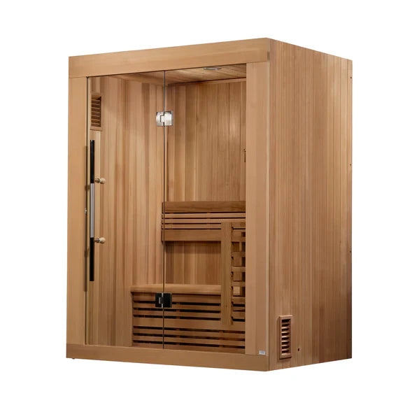 Golden Designs "Sundsvall Edition" 2 Person Traditional Sauna - Canadian Red Cedar (GDI-7289-01)