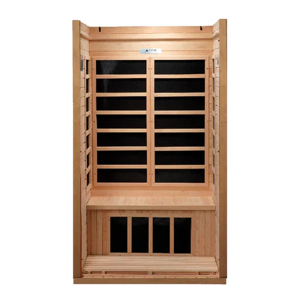 Golden Designs "Geneva Elite" 2-Person PureTech™ Near Zero EMF FAR Infrared Sauna (GDI-6106-01)