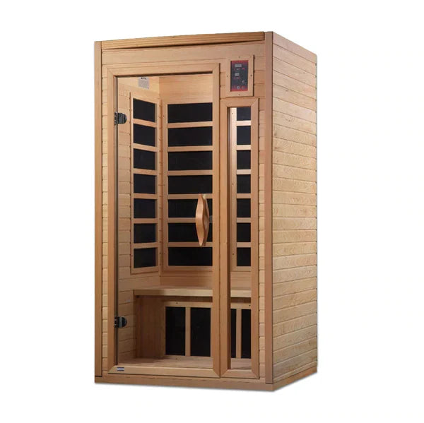 Golden Designs "Geneva Elite" 2-Person PureTech™ Near Zero EMF FAR Infrared Sauna (GDI-6106-01)