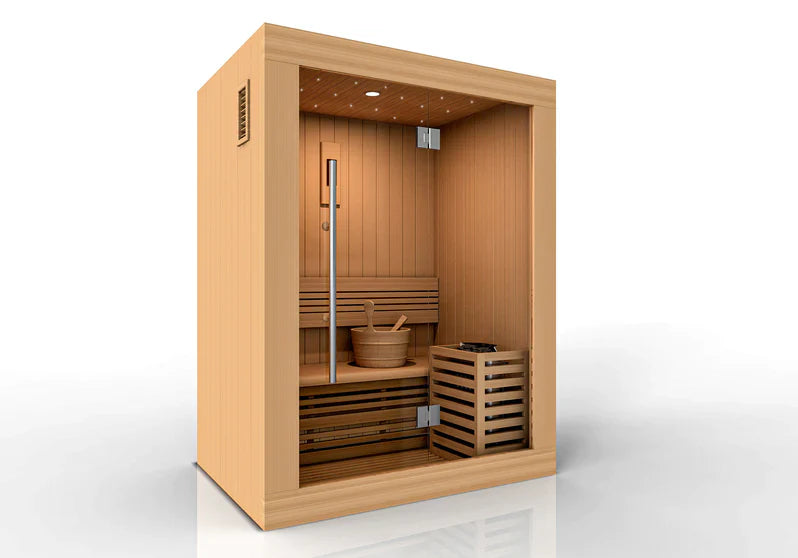 Golden Designs "Sundsvall Edition" 2 Person Traditional Sauna - Canadian Red Cedar (GDI-7289-01)