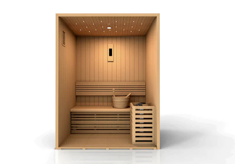 Golden Designs "Sundsvall Edition" 2 Person Traditional Sauna - Canadian Red Cedar (GDI-7289-01)