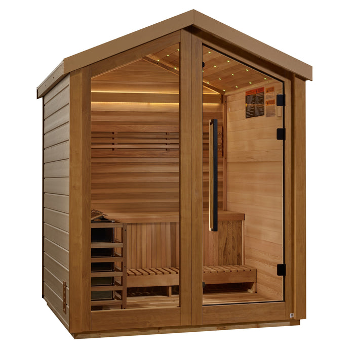 Golden Designs "Savonlinna" 3-Person Outdoor Traditional Sauna (GDI-8503-01)