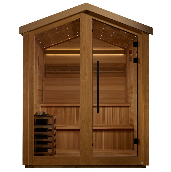 Golden Designs "Kaarina" 6-Person Outdoor Traditional Sauna (GDI‐8506‐01)