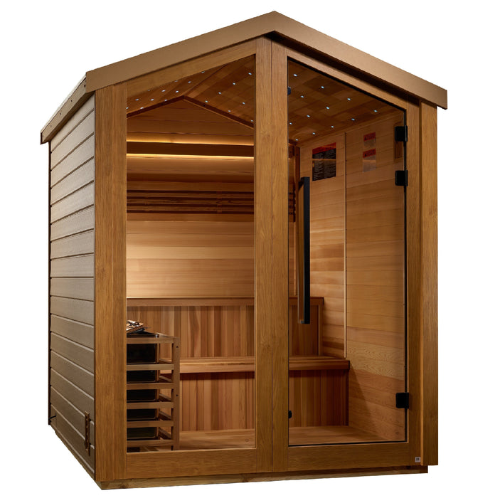 Golden Designs "Kaarina" 6-Person Outdoor Traditional Sauna (GDI‐8506‐01)