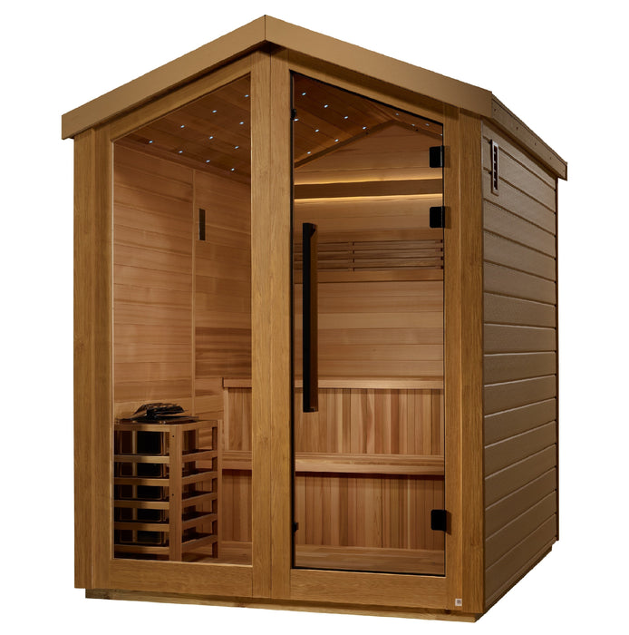 Golden Designs "Kaarina" 6-Person Outdoor Traditional Sauna (GDI‐8506‐01)