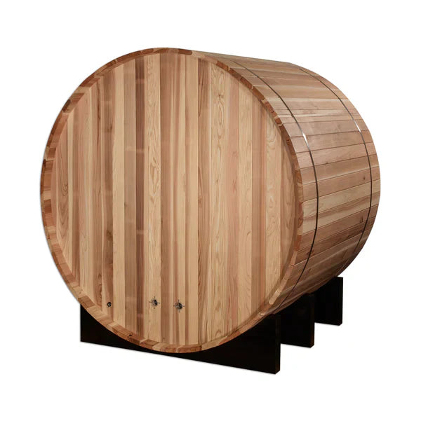 Golden Designs "St. Moritz" 2-Person Outdoor Barrel Traditional Sauna (GDI-B002-01)