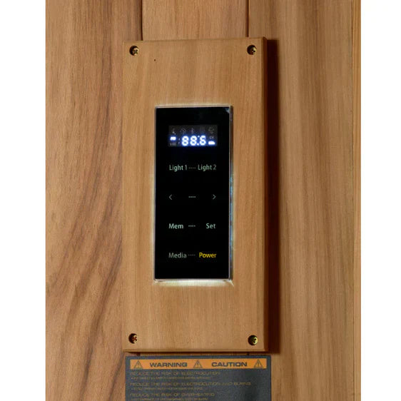 Golden Designs 2025 Model - "Copenhagen Edition" 3-Person Traditional Steam Indoor Sauna (GDI-7389-02)