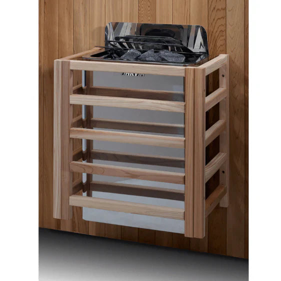 Golden Designs "Gargellen" 5-Person Full Spectrum EMF PureTech™ Outdoor Hybrid Sauna - Canadian Hemlock (GDI-8125-01)