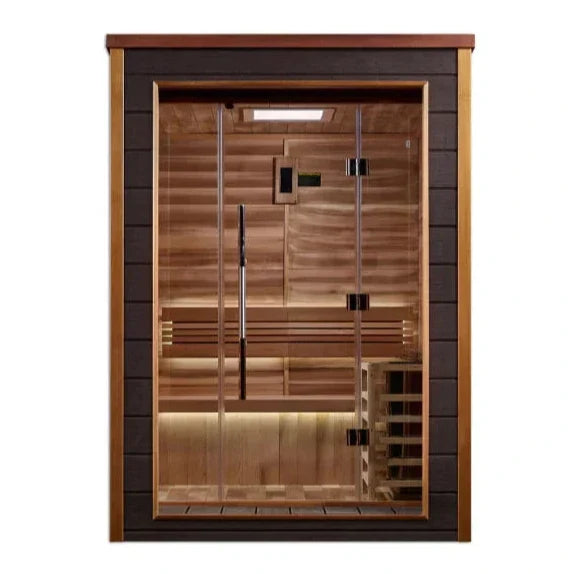 Golden Designs "Narvik" 2-Person Outdoor Traditional Sauna (GDI-8202-01)