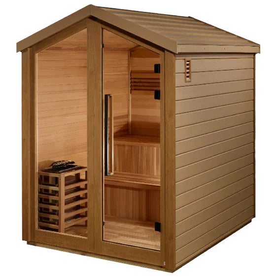 Golden Designs "Savonlinna" 3-Person Outdoor Traditional Sauna (GDI-8503-01)