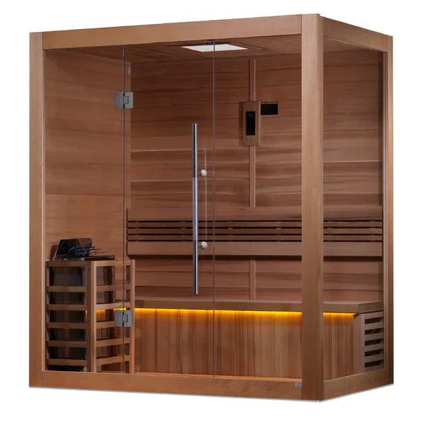 Golden Designs "Forssa Edition" 3-Person Indoor Traditional Sauna (GDI-7203-01)