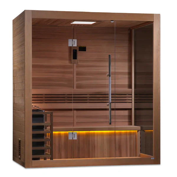 Golden Designs "Forssa Edition" 3-Person Indoor Traditional Sauna (GDI-7203-01)