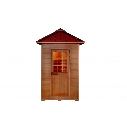 Sunray Sauna "Eagle" 2-Person Outdoor Traditional Sauna with Heater