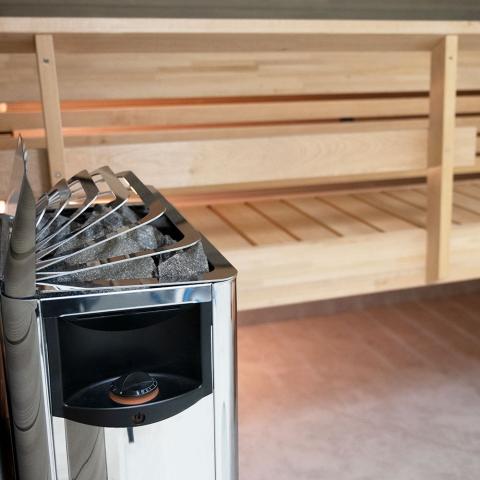 Harvia The Wall Series Sauna Heater in Stainless Steel - 6kW, 8kW