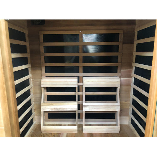 Sunray Sauna "Sierra" 2 Person Indoor Infrared Sauna - Red Cedar