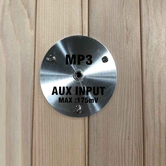 Maxxus Sauna "Alpine" Dual Tech 3-Person Low EMF FAR Infrared Indoor Sauna - Canadian Hemlock (MX-J306-02S)