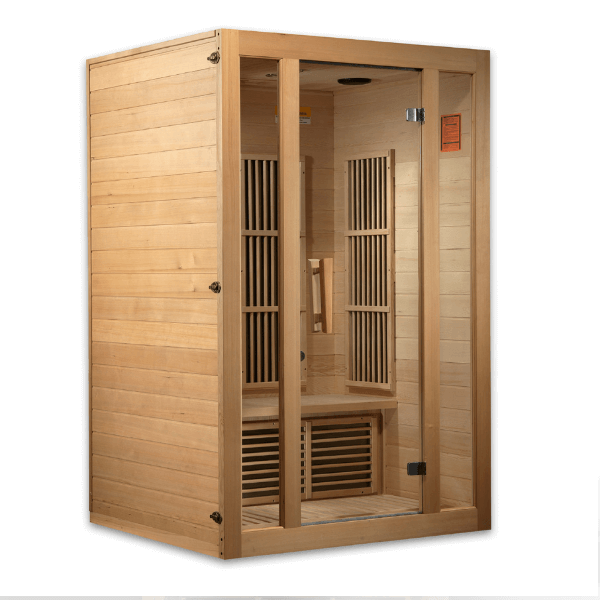 Maxxus Sauna "Seattle" 2-Person Near Zero EMF FAR Infrared Indoor Sauna - Canadian Hemlock (MX-J206-01-ZF)