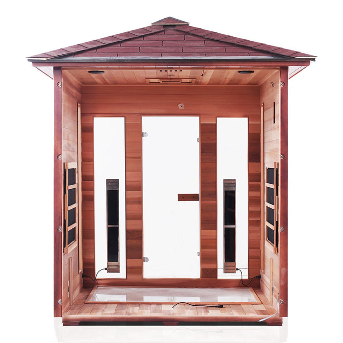 Enlighten - RUSTIC - 4 Full Spectrum Infrared Sauna