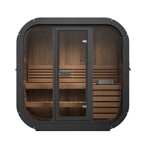 SaunaLife Model CL4G | Cube Series 3-Person Outdoor Traditional Sauna