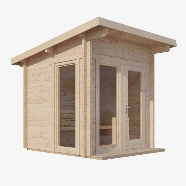 SaunaLife Model G4 | Garden-Series 6-Person Outdoor Traditional Sauna