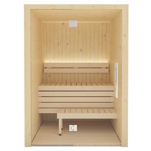 SaunaLife Model X2 | Xperience Series 2-Person Indoor Traditional Sauna - with LED Light System