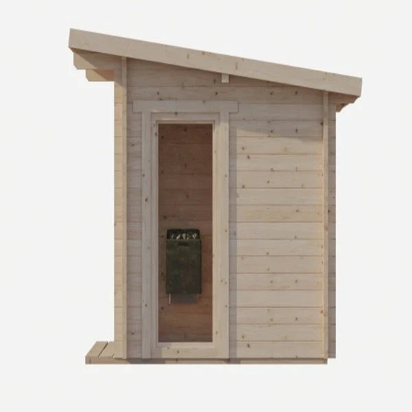 SaunaLife Model G4 | Garden-Series 6-Person Outdoor Traditional Sauna